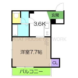 シャーメゾン朝倉駅前（205） 4の間取り画像