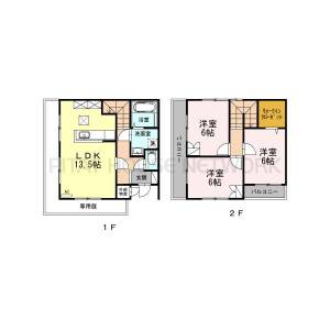 ロイヤルスクエア季永林（105） 1の間取り画像