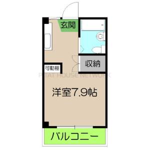 コーポあいりす（202） 1の間取り画像