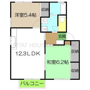 シャーメゾン・高座B棟（B201） B201の間取り画像