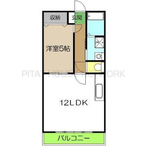 セレス薊野（106） 106の間取り画像