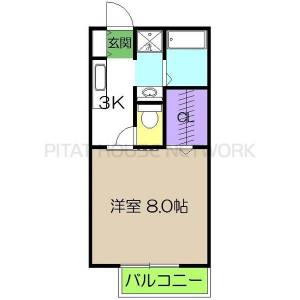 イエローコート南棟 201の間取り画像