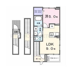 サイカス桟橋通 301の間取り画像