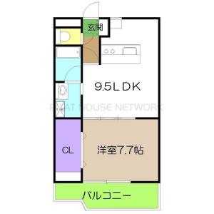 楽住庵 205の間取り画像