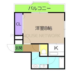 楽住庵 310の間取り画像