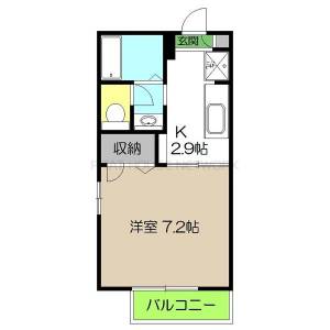 シャーメゾン比島B棟 B101の間取り画像