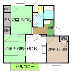 ボーヴィラージュ和田　C棟 C-3の間取り画像