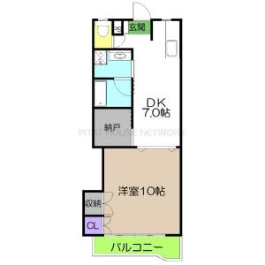 DRハウスⅡ（0106号室）一般・法人プラン 402の間取り画像