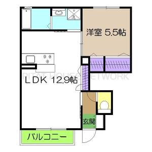 シャーメゾン　ルフレ 103の間取り画像