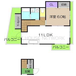 土方マンション 2Fminaの間取り画像