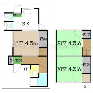 幸町貸家 の間取り画像