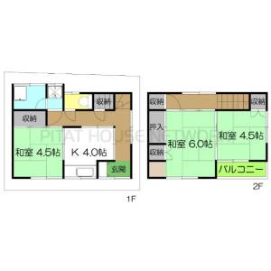 潮新町1丁目貸家（-） の間取り画像