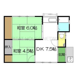 前里28-1貸家　部分 の間取り画像