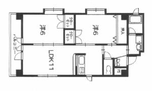  クレアフジモト 301号室の間取り画像