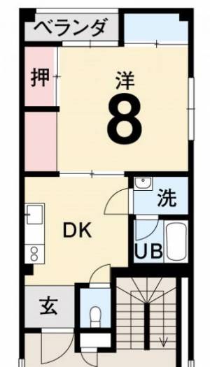 安丸マンション 402の間取り画像