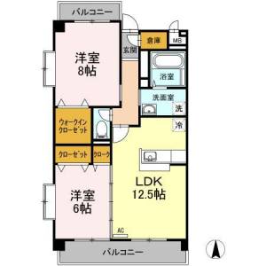 ｖｉｌｌａ　ｂｌｉｃｋ 403の間取り画像