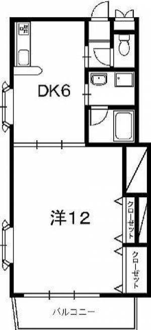 ドリームハウスII 301の間取り画像