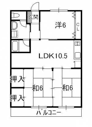 カーサ一ツ橋 405の間取り画像