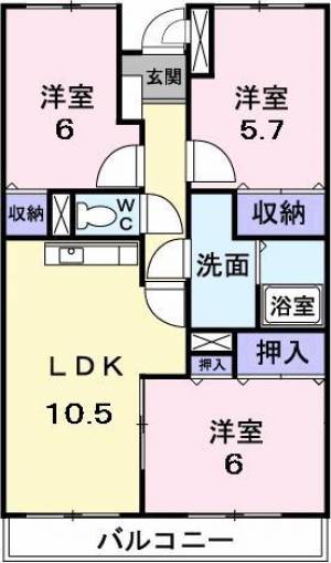 リバ-ジュ　マンション 302の間取り画像