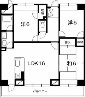 アストーレ青柳 105の間取り画像