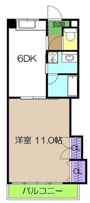 ドリームハウスII 308の間取り画像