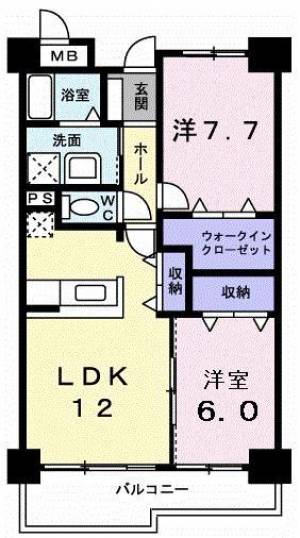 フランスクエア 201の間取り画像