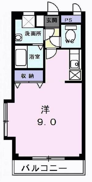 ファステ・テ‐ム 302の間取り画像