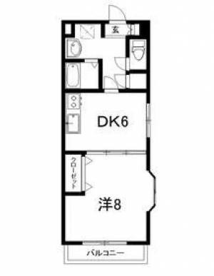 プルミエール 401の間取り画像