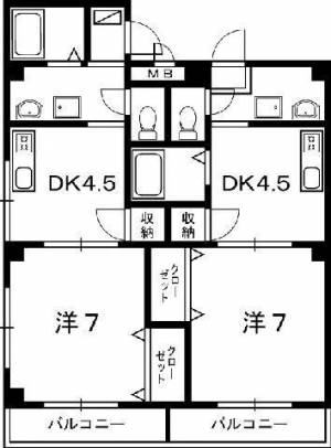 フルハウス 305の間取り画像