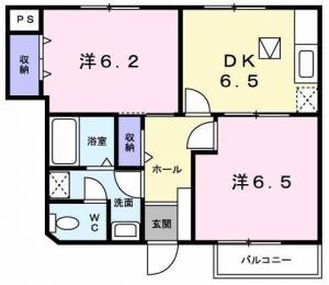 サンハイツⅡ 102の間取り画像