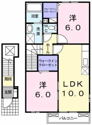 ヴィラ・サンリット 203の間取り画像