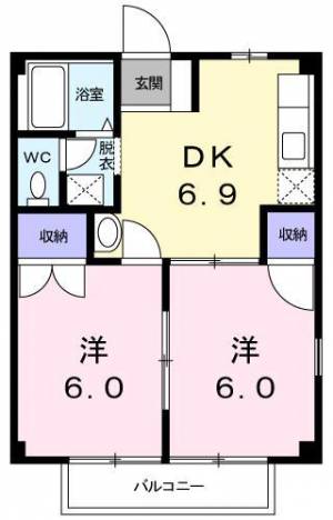 コーポ横浜II 201の間取り画像