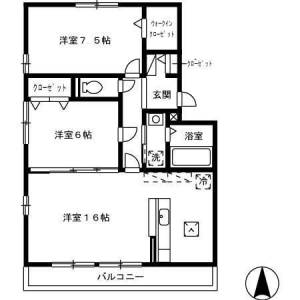 アムール 305の間取り画像