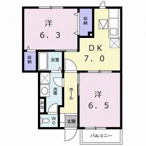 サンハイツ・III 102の間取り画像