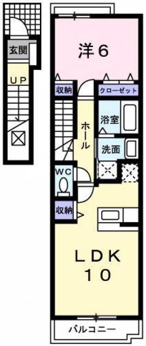 ｆｒａｎｃ．Ｋ　I 202の間取り画像