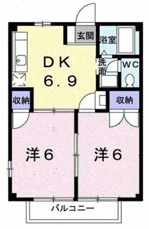 ファミールあぞのII 103の間取り画像