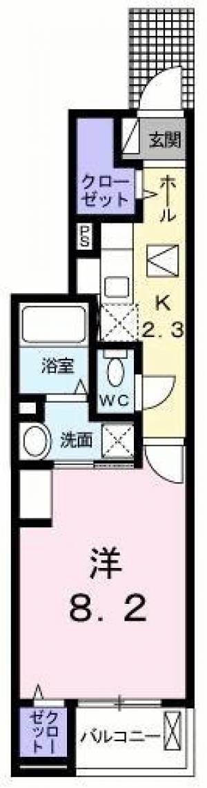 コンコード　Ｂ 103の間取り画像