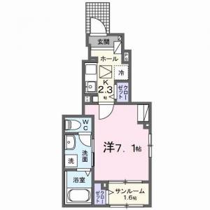 サイカス桟橋通 101の間取り画像