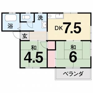 ハイム新屋敷 の間取り画像