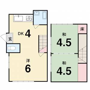 神田1戸建 の間取り画像