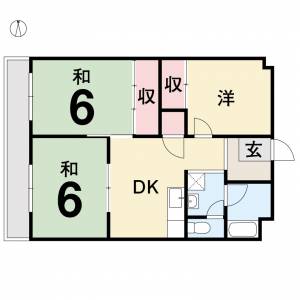 サンロイヤル欄振留　一棟売マンション の間取り画像