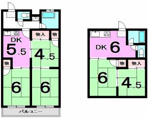 (アパート2棟)桜ヶ丘 の間取り画像