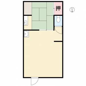 店舗付き住居 の間取り画像