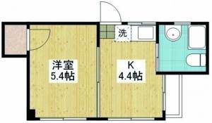 アルトヴェールⅡ 202号室の間取り画像