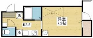 アルト城下町 105号室の間取り画像