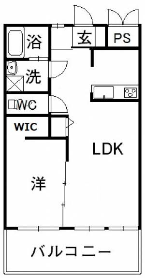 T’s　court 302の間取り画像