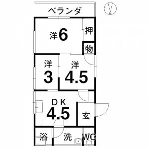 南江戸 池田の間取り画像