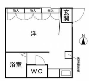 横田ビル 201号の間取り画像