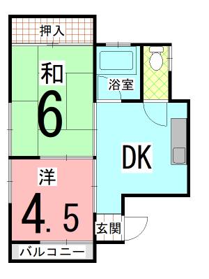 サンテラス会津 201の間取り画像