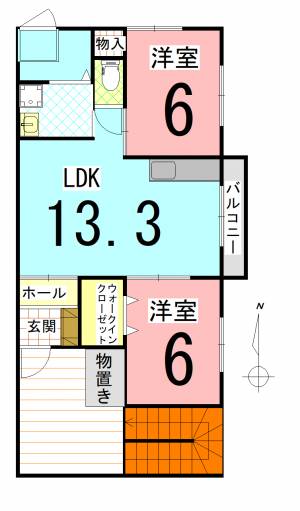 グランデ御台場 101号の間取り画像